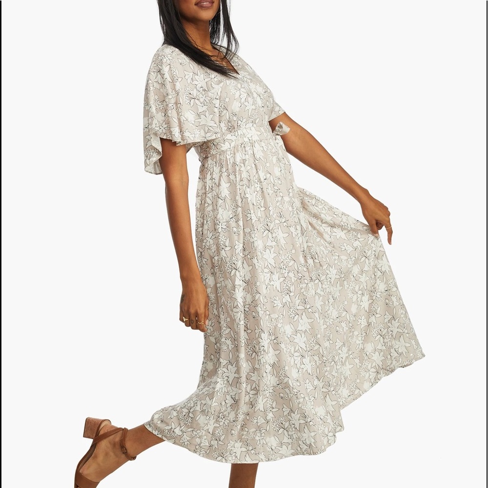 ABLE LORETTA WRAP DRESS
